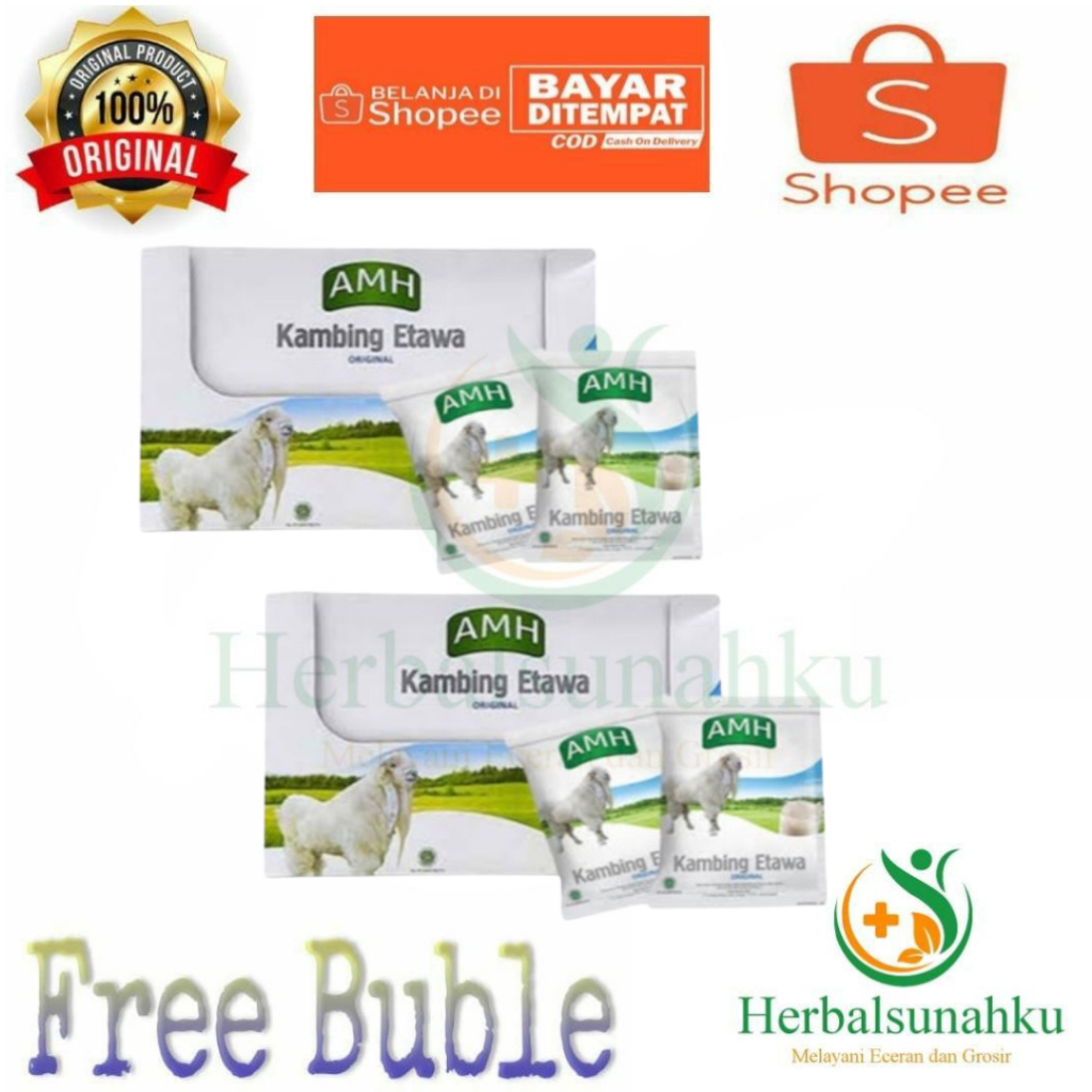 

Paket 2 Etawa AMH Original | Susu Kambing Etawa AMH Full Cream