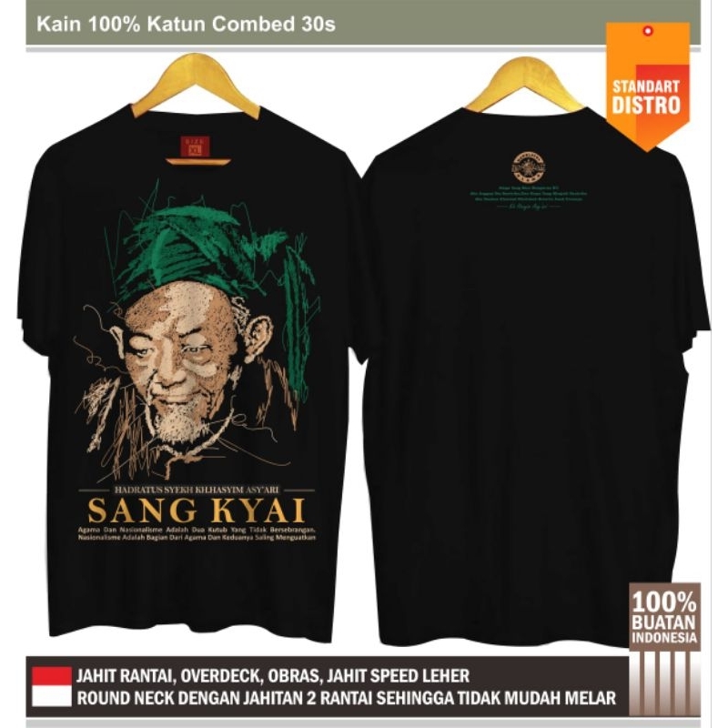 Kaos sang kyai/kaos KH. HASYIM ASY"ARI