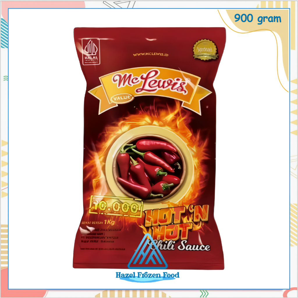 

Mc Lewis Hot n Hot Chili Sauce 900 g Frozen Food Karawang