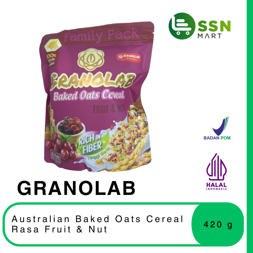 

SSNMart Granolab 420 FRUIT & NUT 420g