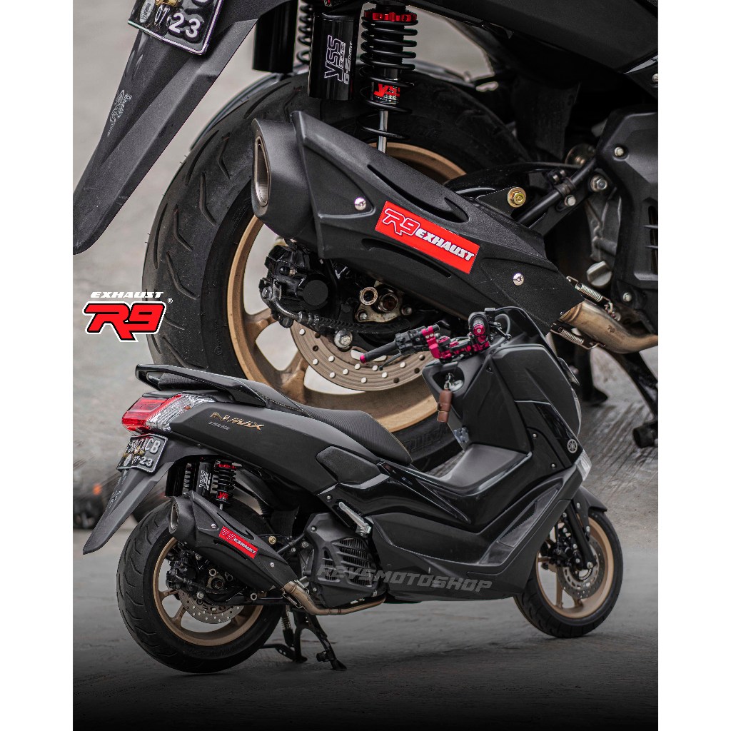 KNALPOT R9 MISANO FULLSYSTEM YAMAHA AEROX OLD/ LEXI