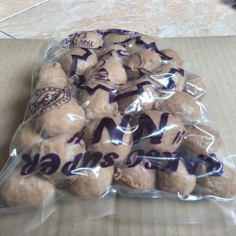 

Bakso Sapi Kecil Polos Super Premium isi 50 butir