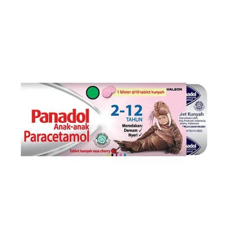 Panadol Anak Chewable (Tablet Kunyah)