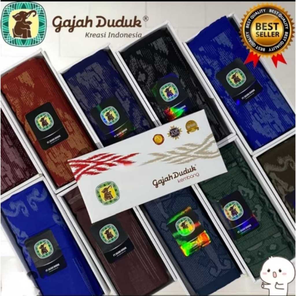 SARUNG TENUN GAJAH DUDUK NUSANTARA ASIA