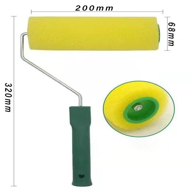 8 inch roll motif cat dinding Kuas Roll Cat Tekstur Kamprot kuas roll cat Roll Tekstur Texture Motif