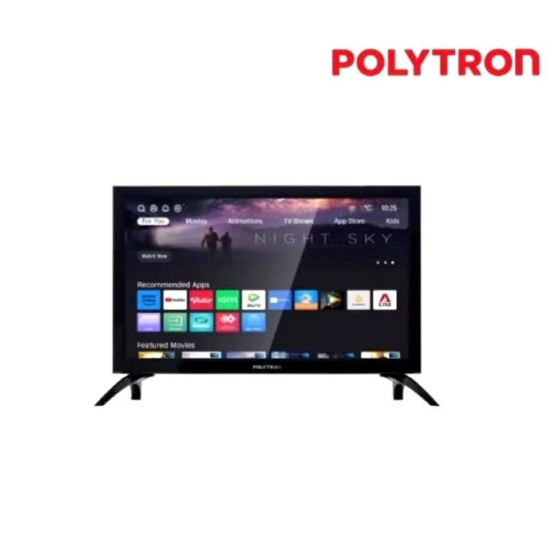 LED/Tabung Polytron 24 inch Smart tv Digital TV