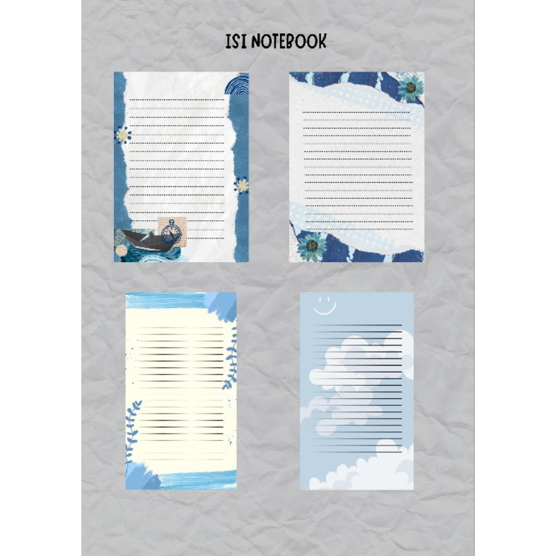 

ISI ULANG KERTAS NOTEBOOK A5/ISI NOTEBOOK 20 LEMBAR