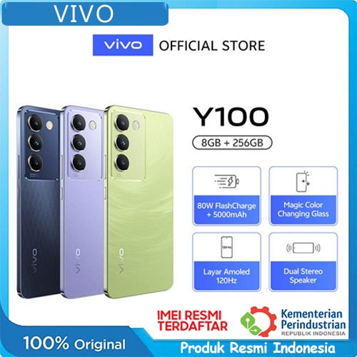 Vivo Y21 4G Ram 8GB/256GB Garansi Resmi