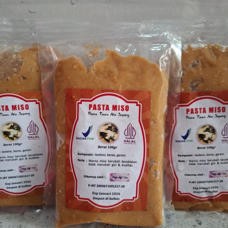 Miso tauco jepang 100gr halal termurah miso soup rumput laut furusato miso halal MUI BPOM termurah