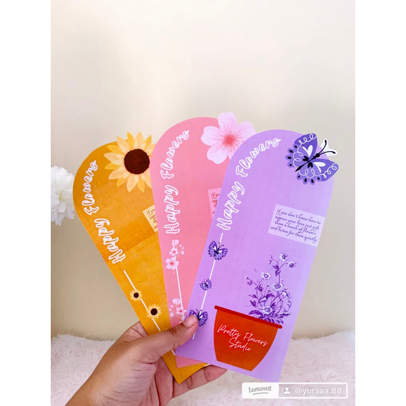 

FLOWER CARD / FLOWER PAPER / SINGLE FLOWER PAPER / KERTAS MINI GIFT / KERTAS BUNGA / FLOWER HANDLE PAPER