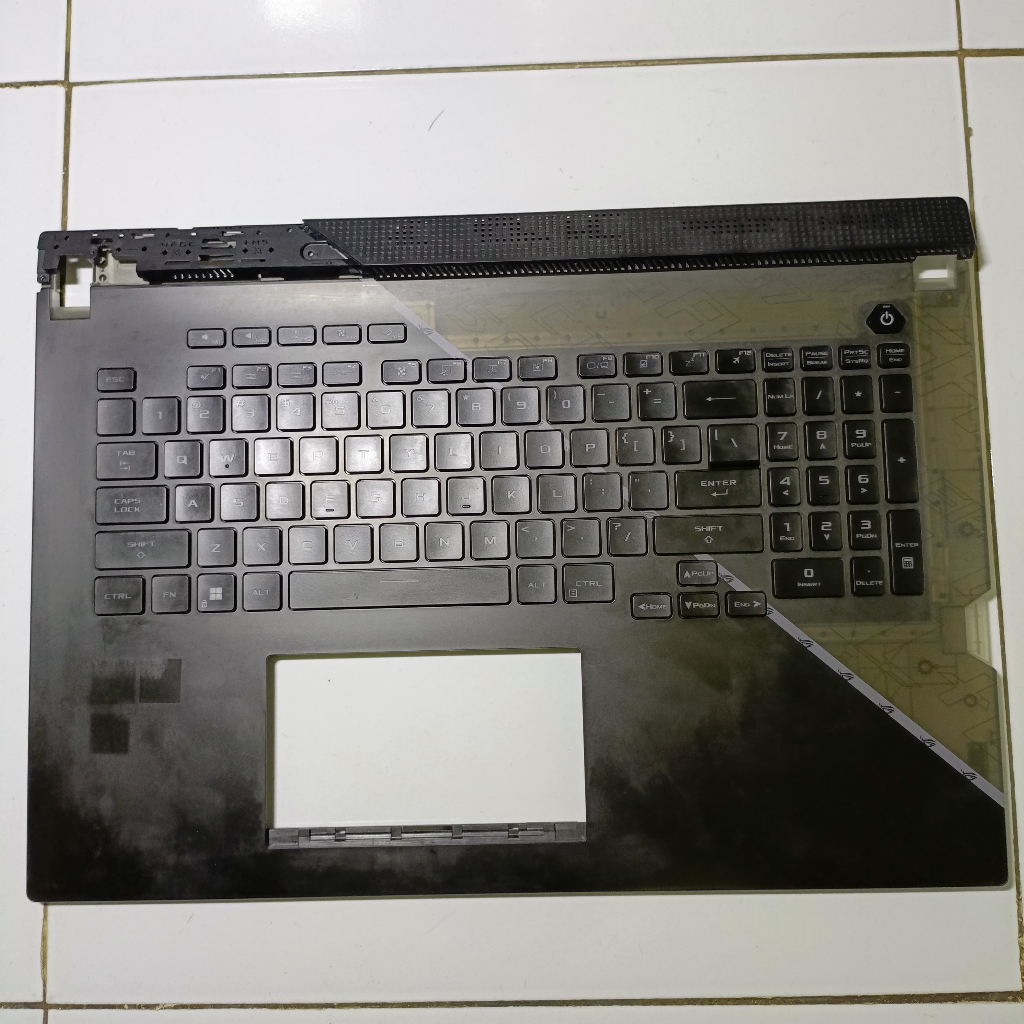 PALMREST/ CASING KEYBOARD/ FRAME KEYBOARD/ TOP CASE ASUS ROG STRIX SCAR 17 G733ZX