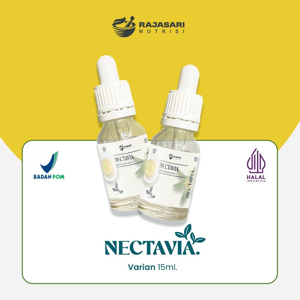 

Nectavia Stevia Tetes Pemanis Alami 15 ML - 0 Kalori - Pengganti Gula