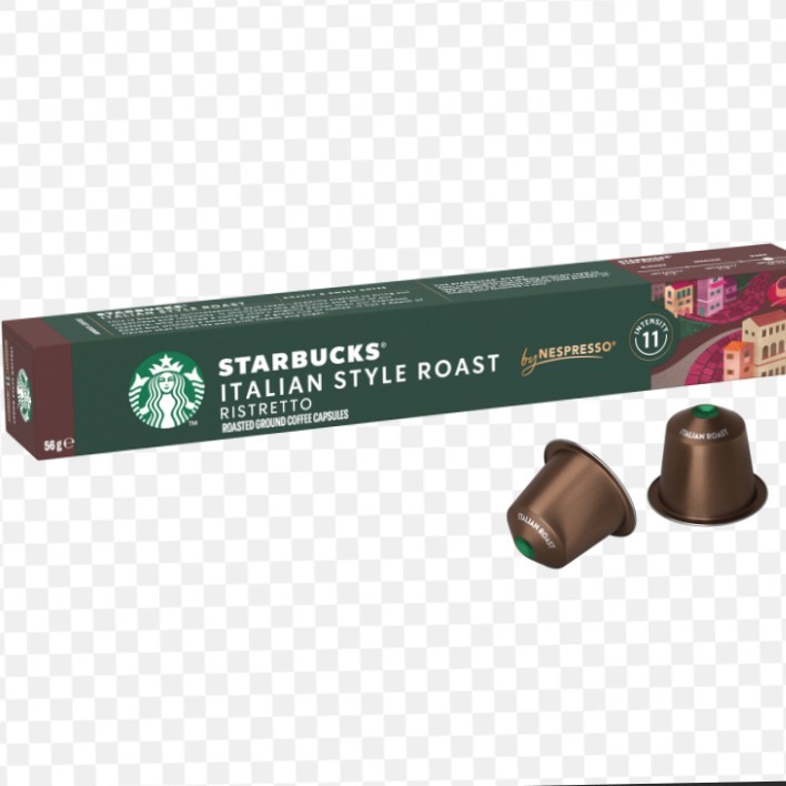 

Nespresso Starbucks Italian Style Roast Coffee Capsules