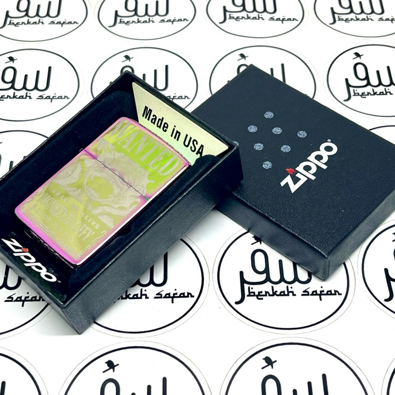 Korek Zippo One Piece Wanted D Luffy Spectrum Polish Original