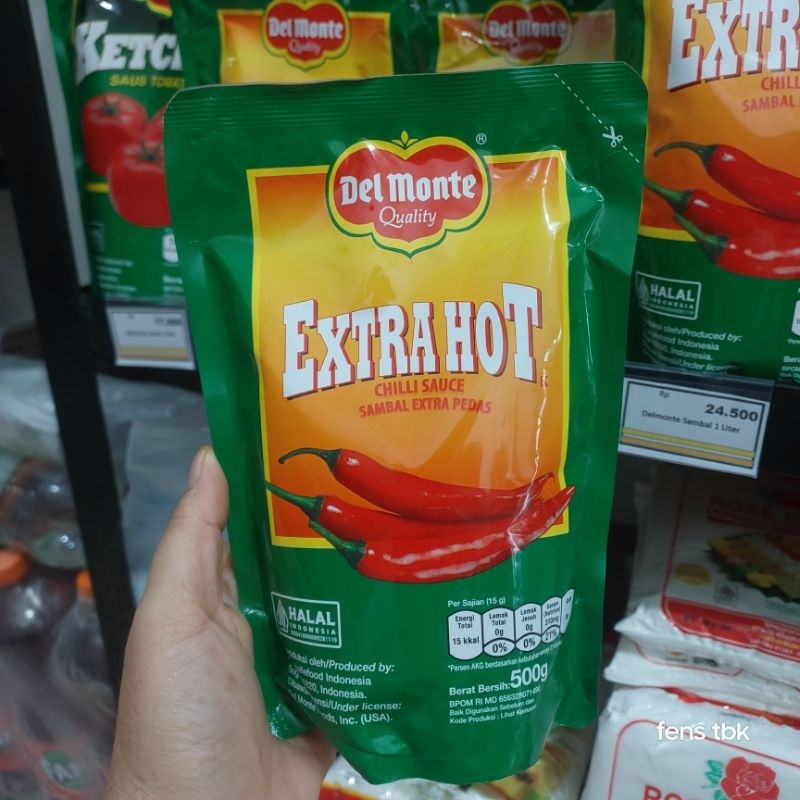 

DELMONTE EXTRA HOT 500 GR / SAUS CABE DELMONTE