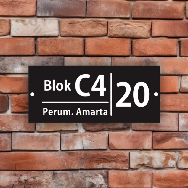 NOMOR RUMAH ACRYLIC / NOMOR RUMAH MINIMALIS / NOMOR RUMAH AESTHETIC