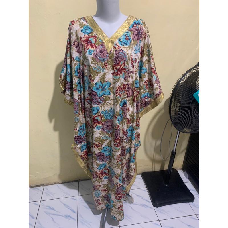 preloved gamis kaftan mewah lebaran