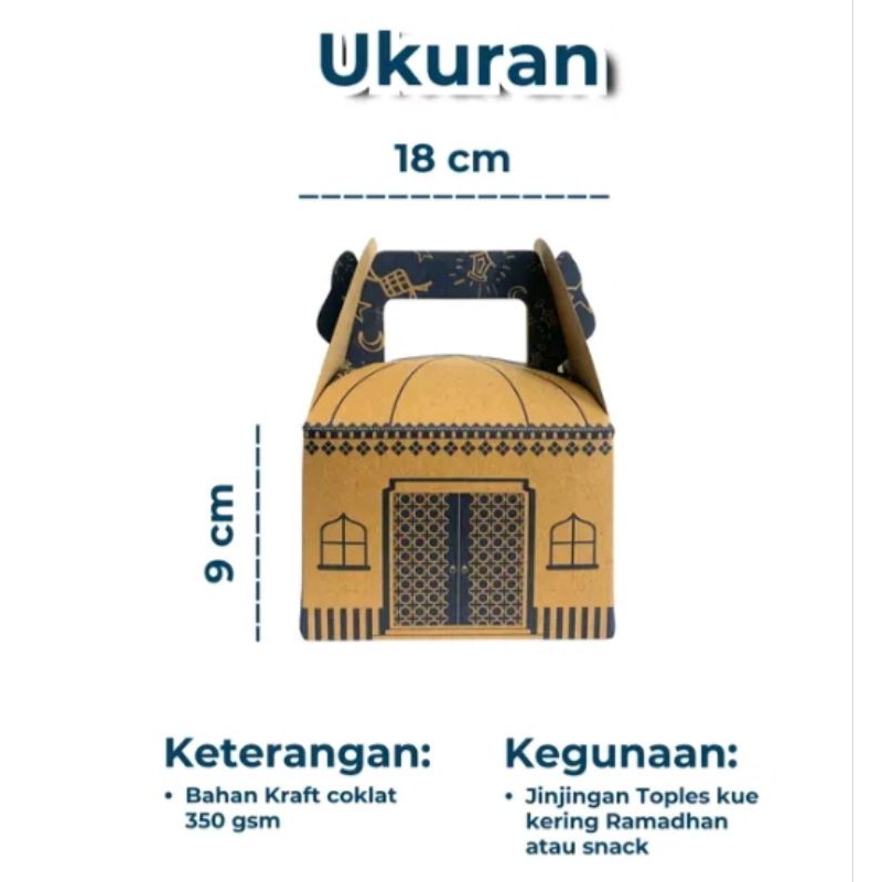 

Box hampers / Gable box / Hampers Lebaran / Box lebaran motif baru / Box idul fitri 2025