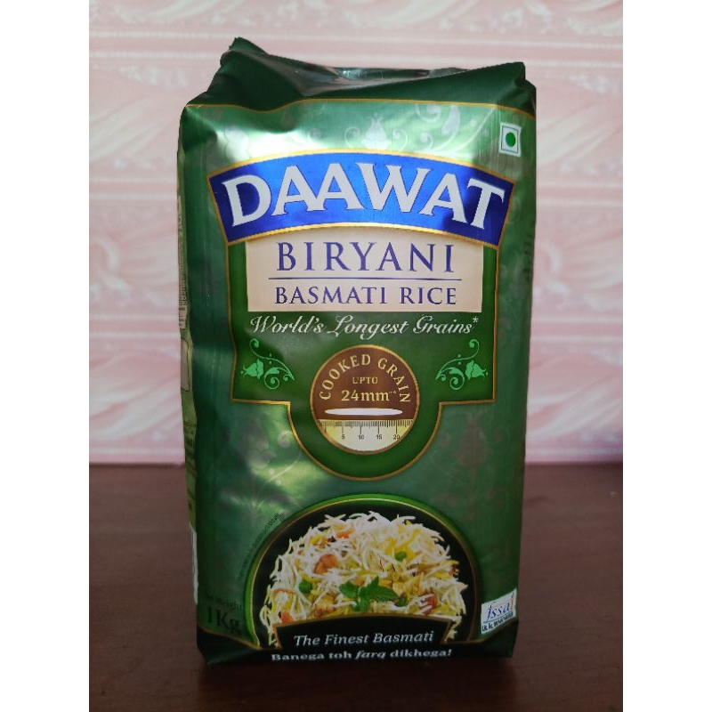 

Beras Basmati Daawat Biryani 1kg