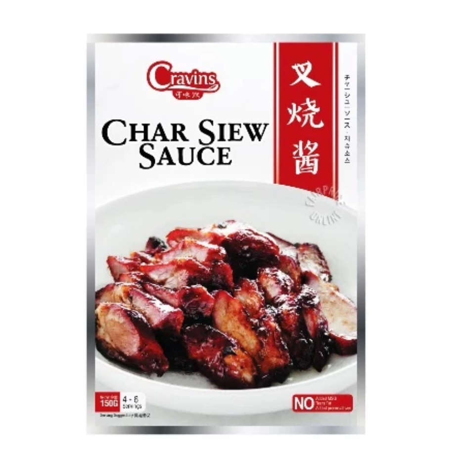 

Bumbu masak Cravins Char Siew Sauce 150g / Herbal Bak Kut Teh Ready Broth 90g / Black Pepper 150g