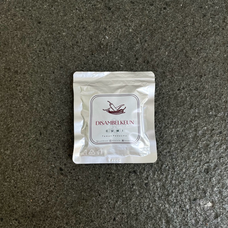 

Disambelkeun Cumi Sachet 25 gr (Travel pack)