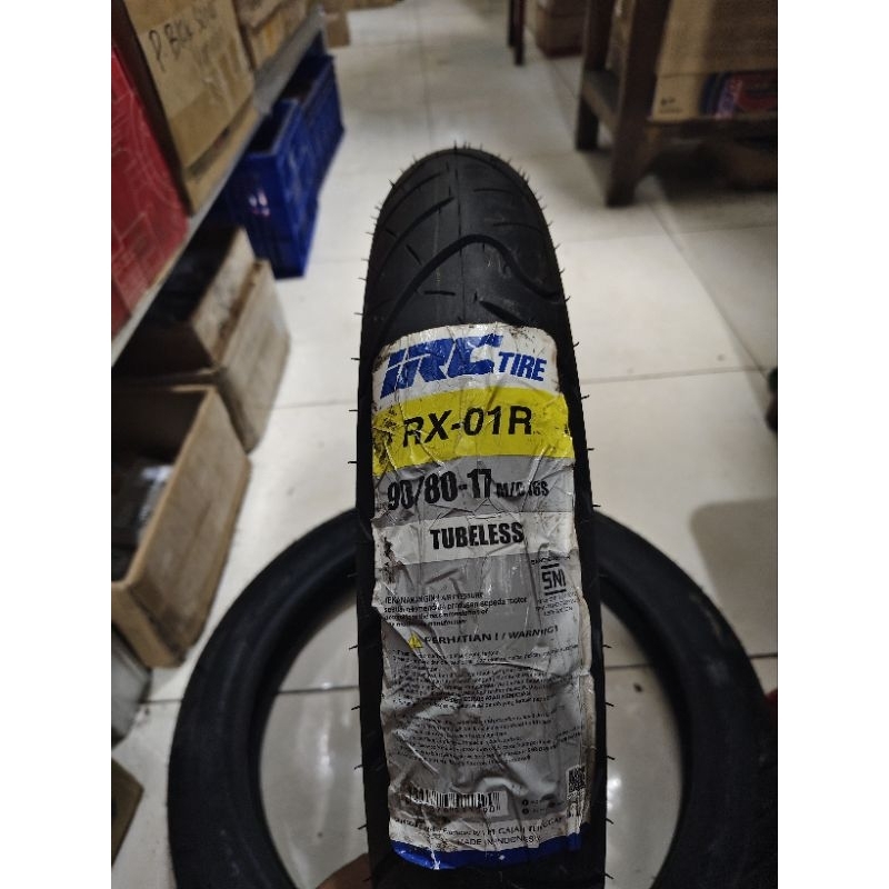BAN MOTOR IRC RX 01R (RX01R) 90/80-17 TUBELESS BAN MOTOR RING 17 IRC TUBELESS