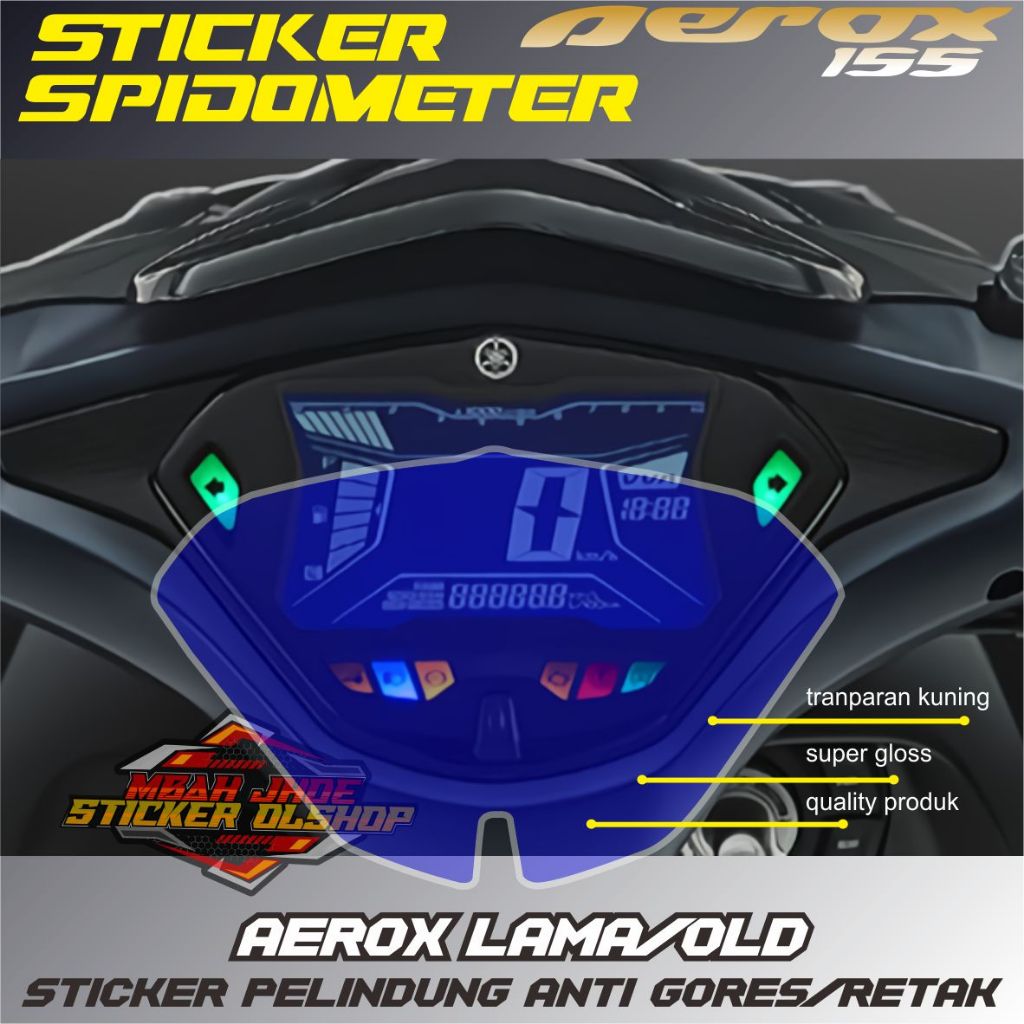 STICKER PELINDUNG SPEEDOMETER AEROX LAMA