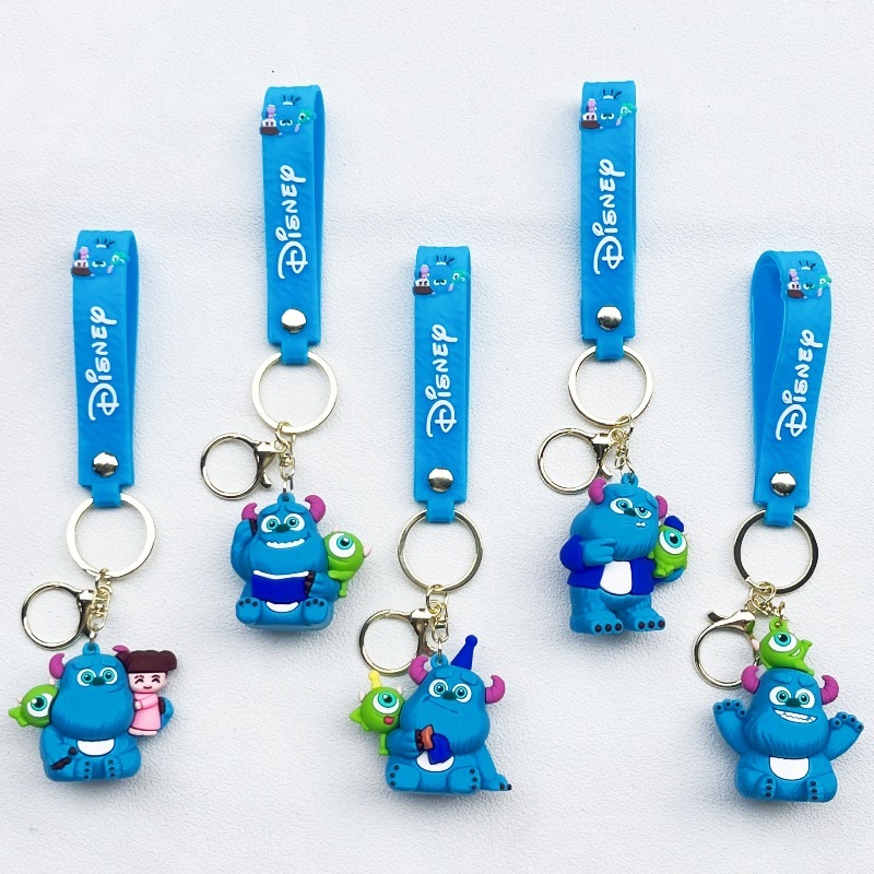 Gantungan Kunci Monsters Inc Sulley Keychain Gantungan Aksesoris Tas Ransel Monsters Inc Mike Sulley