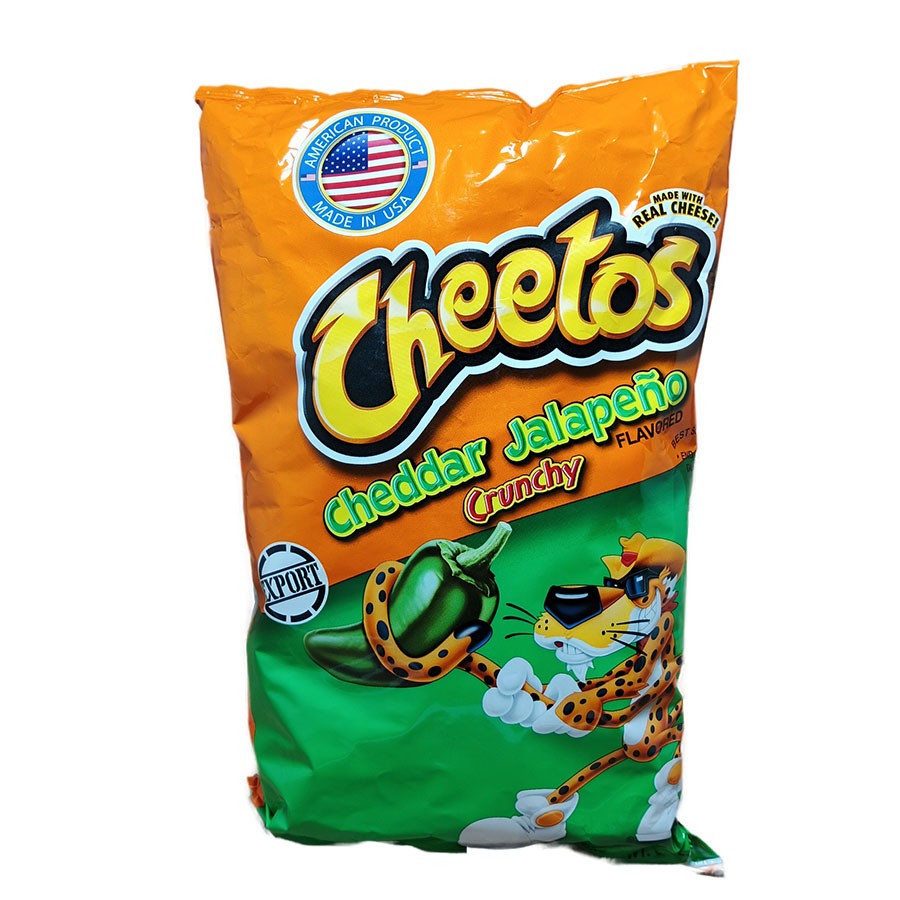 

CHEETOS CHEDDAR JALAPERO CRUNCH 8 OZ