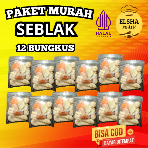 

Paket Murah SEBLAK isi 12 Bungkus. pedasnya terasa