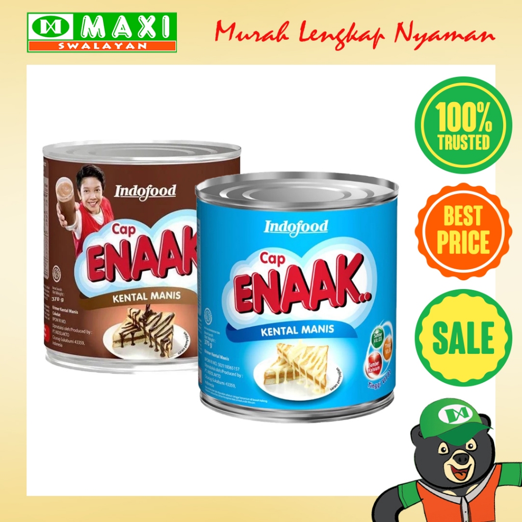 

Cap Enaak Kental Manis 340ml