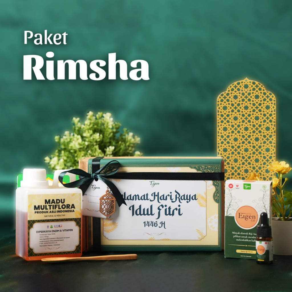 

Eigen Hampers - Paket 5 Rimsha - Berbagi Kebaikan Untuk Perawatan Kulit Diluar