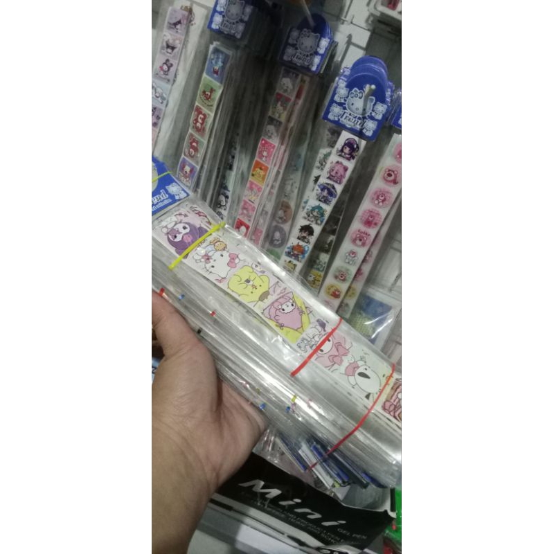 

paket usaha sticker anak sd thank you sanrio anime
