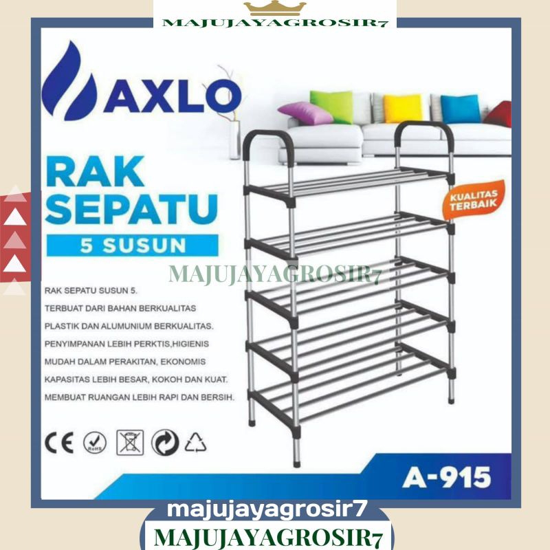 RAK SEPATU 5 SUSUN A-915/  / RAK SEPATU SUSUN 5 PORTABLE AXLO / RAK SEPATU 5 SUSUN A-915/  / RAK SEP