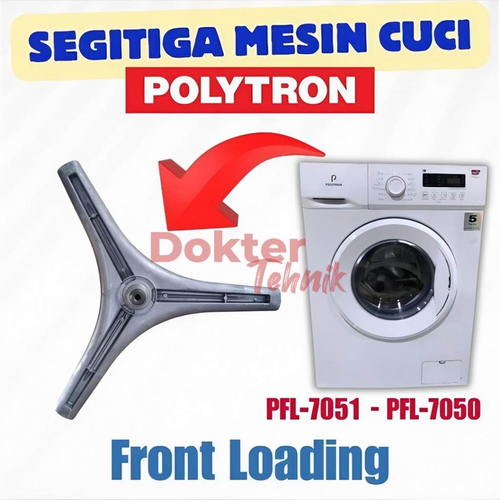 segitiga front loading POLYTRON pfl7050 pfl7051 pfl8050 pfl8051 original
