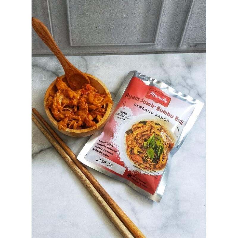

Ayam Suwir Pedas Bumbu Bali lauk Instan Homemade