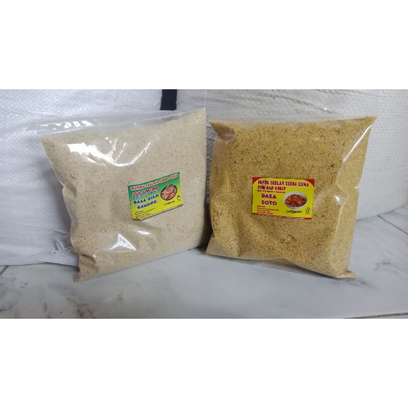 

PAKET 1KG BUMBU SEBLAK INSTAN 2RASA(AYAM BAWANG & SOTO) BUMBU SERBAGUNA