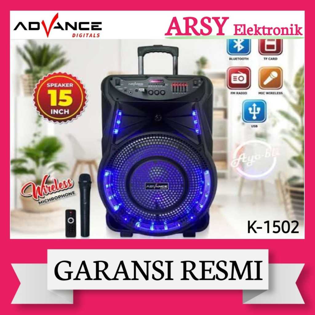 AMPLI MEETING ADVANCE 15INC K-1502/AUDIO MEETING ADVANCE 15INC K-1502 GARANSI RESMI