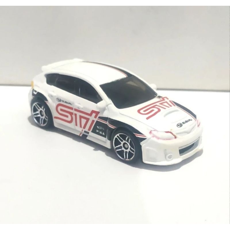 Hot Wheels Subaru WRX STI White putih Loose
