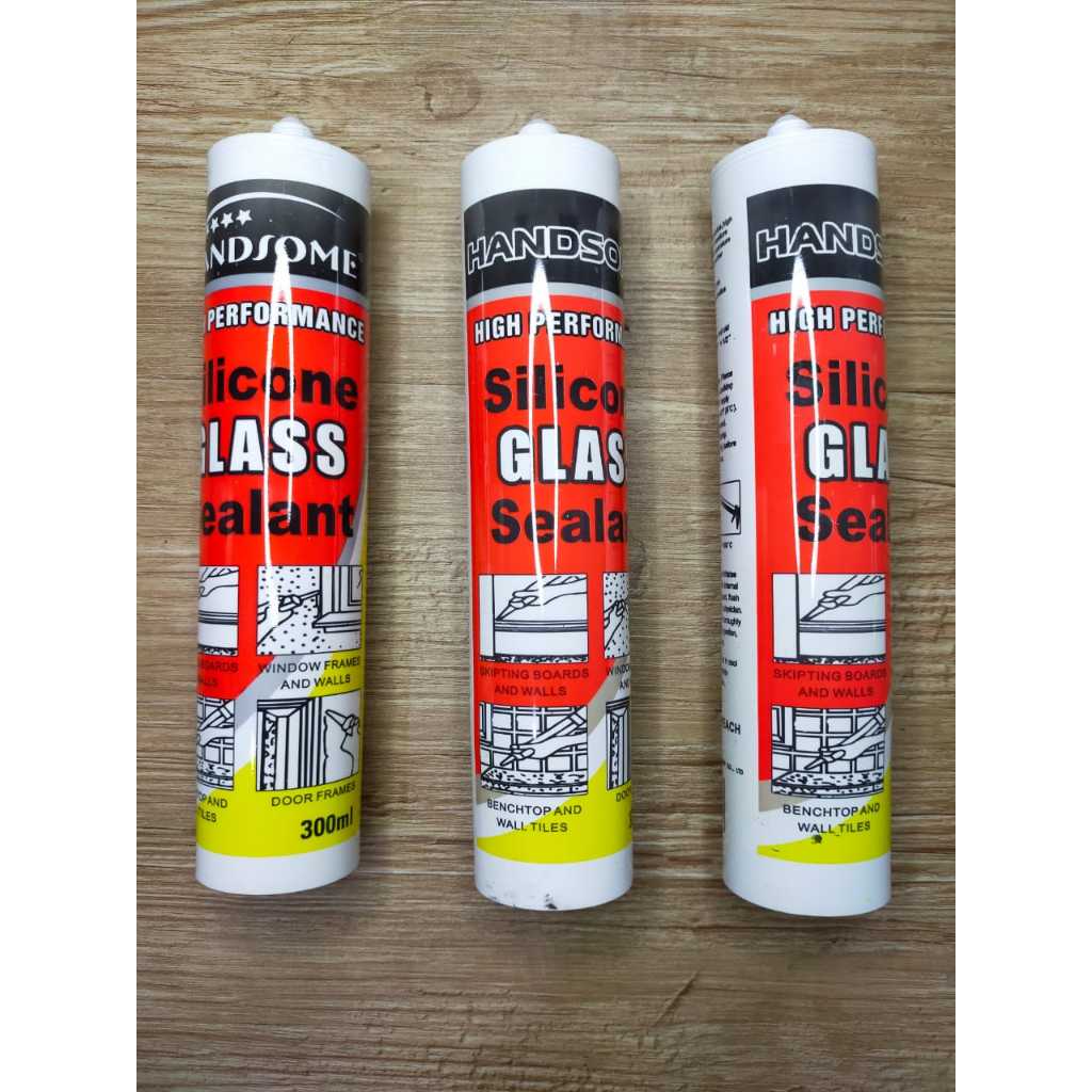 Lem Botol Kaca Aquarium Silicone Sealant 300 ml Lem Sealant Tembak