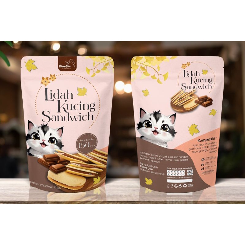 

LIDAH KUCING SANDWICH | Resep Siro