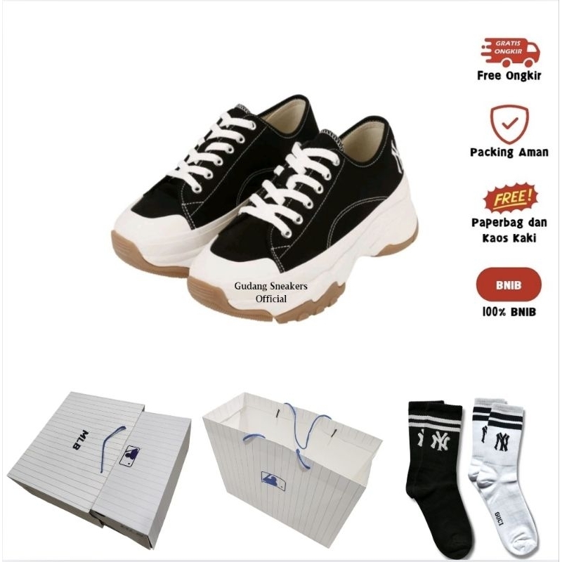 MLB NY Yankees Chunky Low Black Original