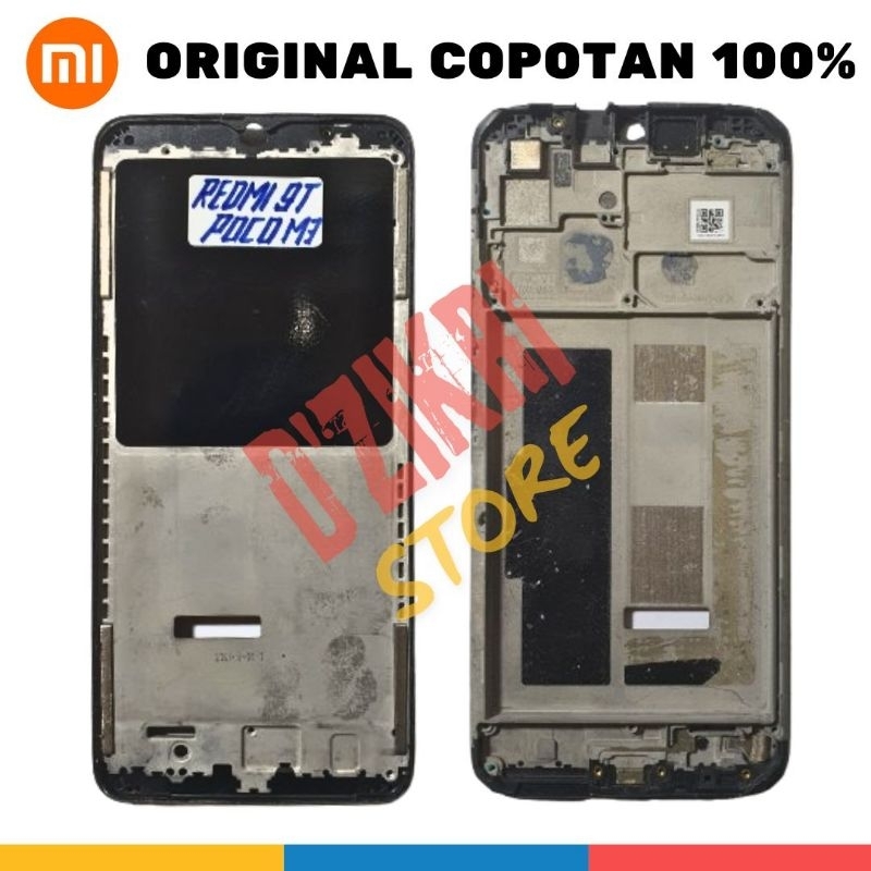 FRAME TULANGAN LCD XIAOMI REDMI 9T POCO M3 ORIGINAL COPOTAN