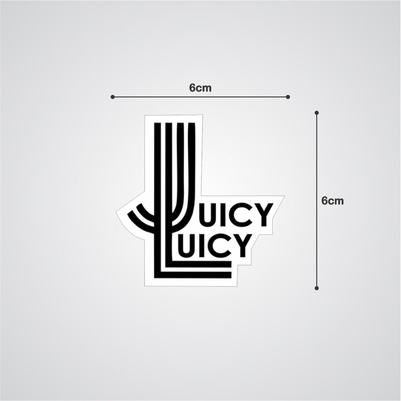 

JUICY LUICY stiker indie band pop indonesia skena genz keren estethic