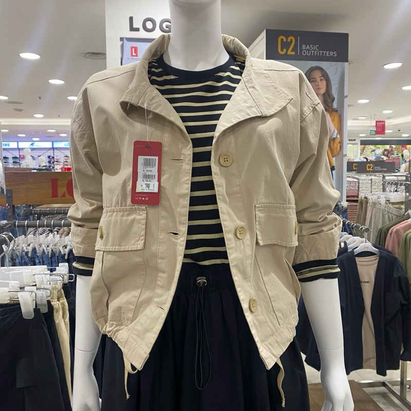 NEW Jaket Outer Wanita LOGO JEANS (S-L)