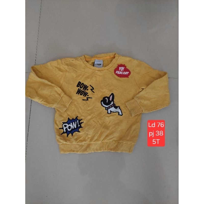 Pancoat kids sweater jaket anak size 5