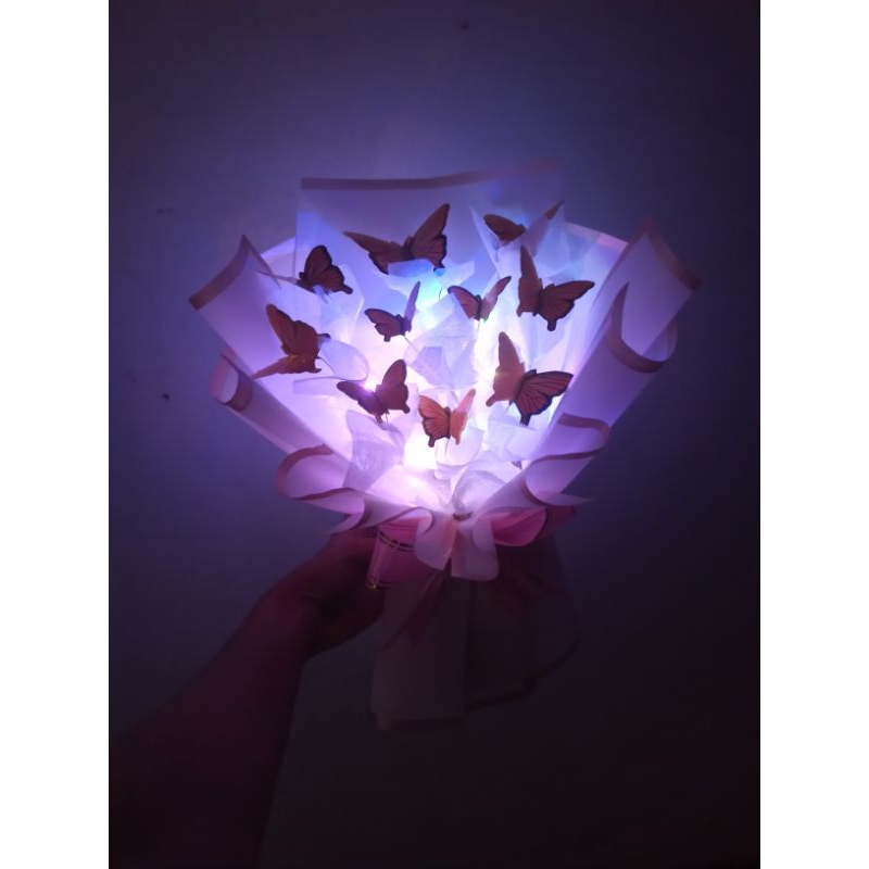 Buket Kupu-kupu led