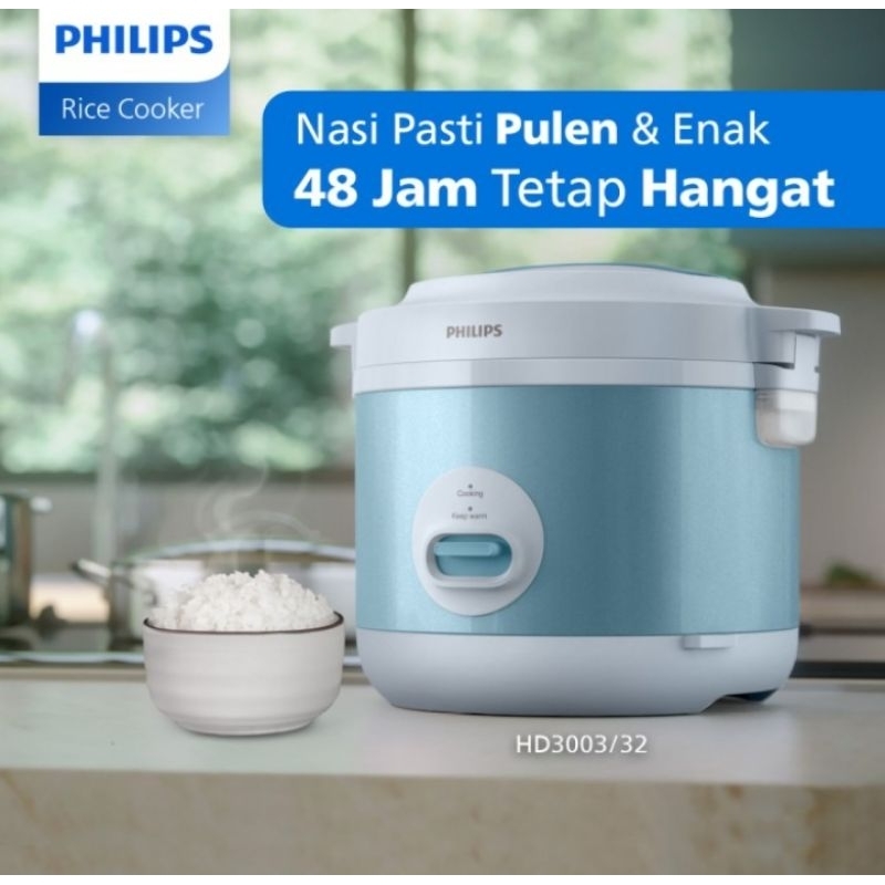 PHILLIPS SERI 1000 HD3003 RICE COOKER 1,8 LITER - 1194
