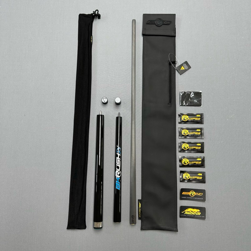 Stick Billiard Predator BK Rush Plus Jump Break No Wrap Baru