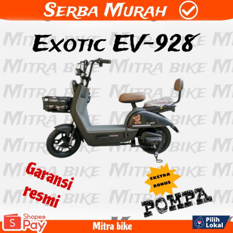 SEPEDAH LISTRIK  EXOTIC EV- 928 TERMURAH 